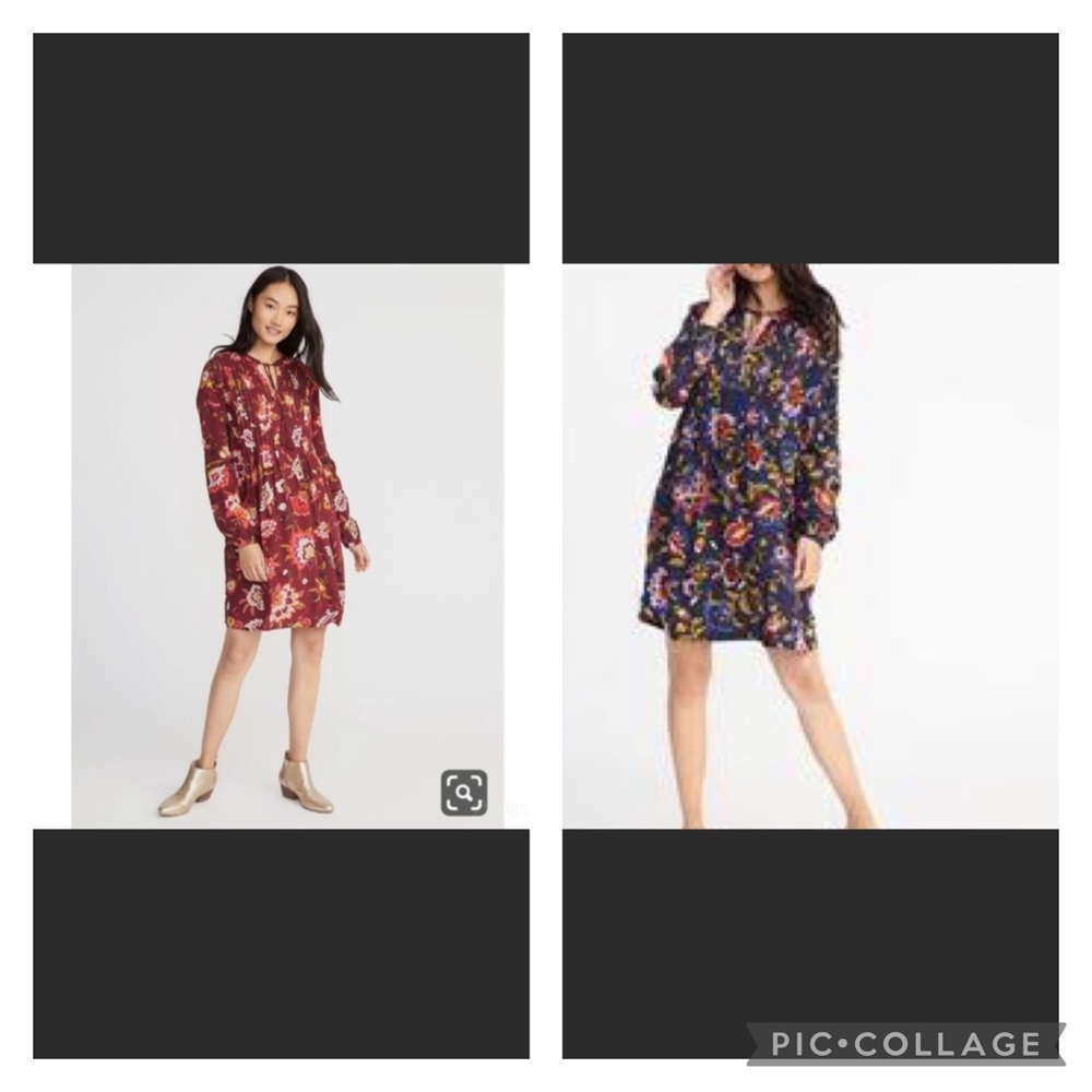 Set of 2 Old Navy Pintuck Babydoll Dresses
